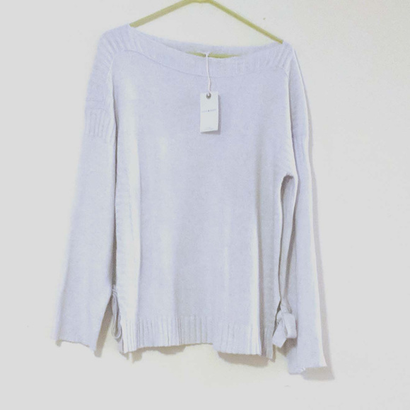 Lucky Brand Sweaters - NWT Lucky Brand  Small Cashmere Blend Gray Sweater